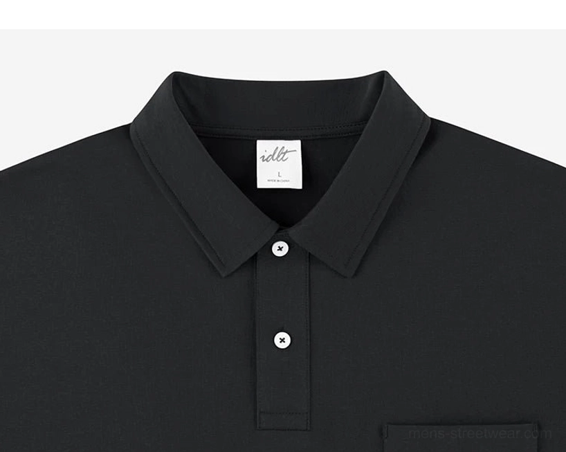 Breathable quick dry technical polo shirt designed for hot weather commuting, everyday travel, and contemporary Asian fashion