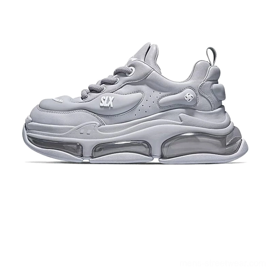 Bubble Max chunky sneaker detail view highlighting durable upper materials, technical sole structure, and bold urban fashion aesthetic