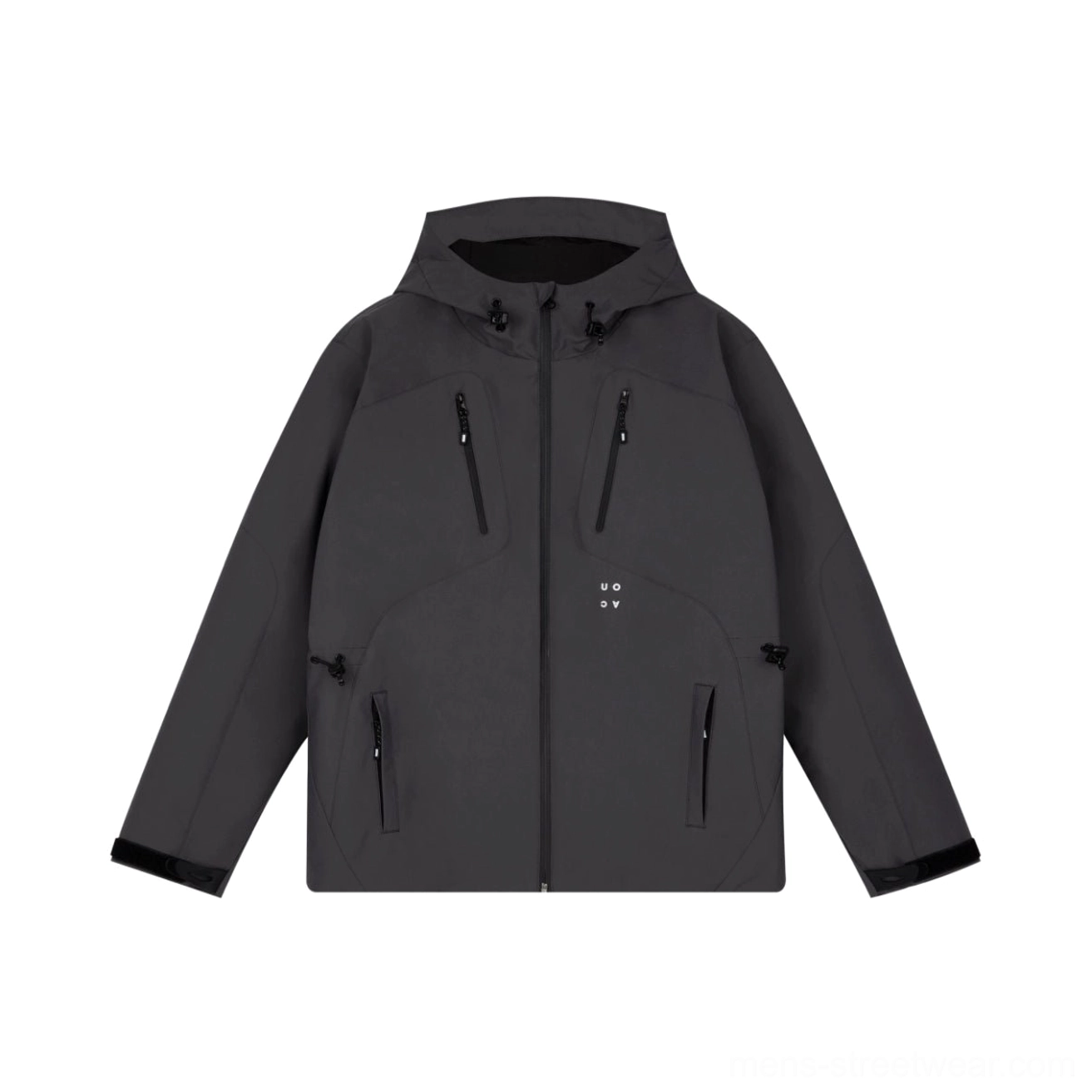 Color-block hooded padded jacket for streetwear and outdoor wear product image