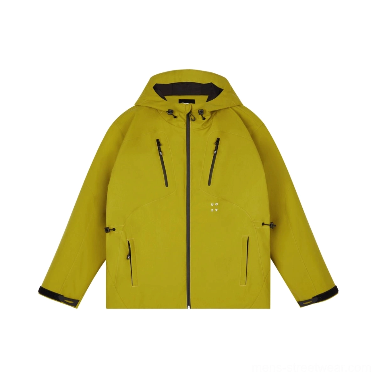 Color-block hooded padded jacket for streetwear and outdoor wear product image