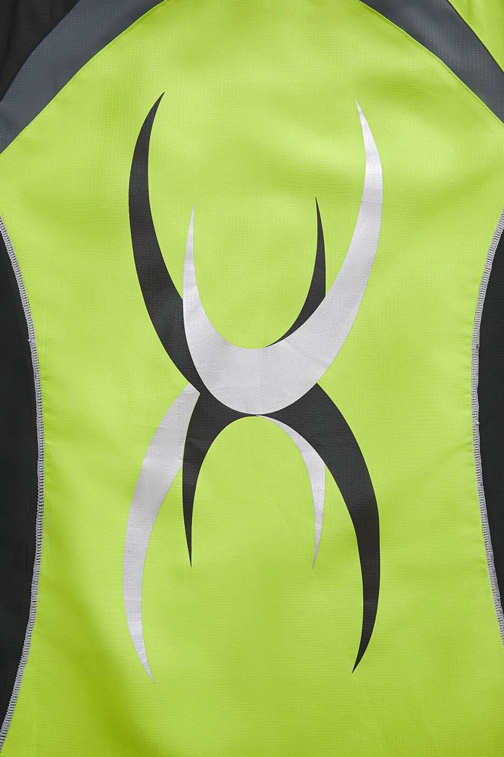 Contemporary racing jersey product image for oversized layering and Seoul-inspired street style
