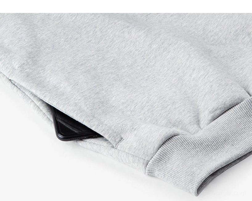 Everyday cotton French terry hoodie with oversized silhouette additional view
