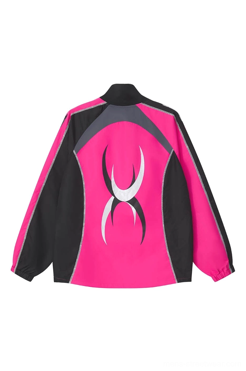 Fashion racing jersey product image highlighting an energetic silhouette for casual urban outfits