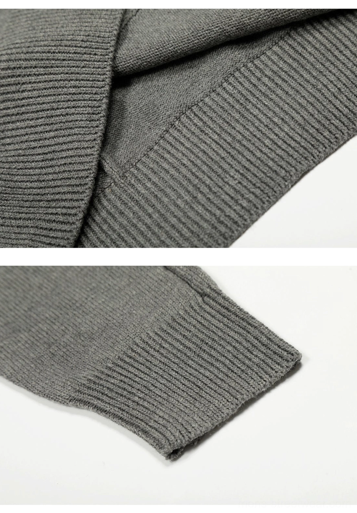 Vintage-inspired grey tarot graphic cardigan with front buttons for modern Korean streetwear outfits