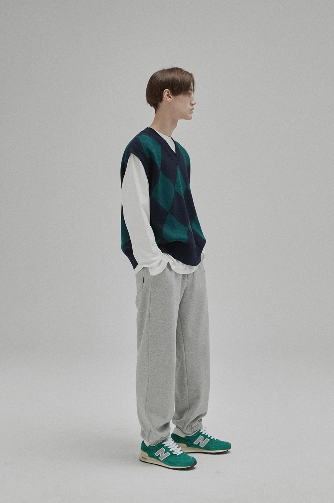 Minimal fitted cotton T-shirt wardrobe essential with long and short sleeve styling choices