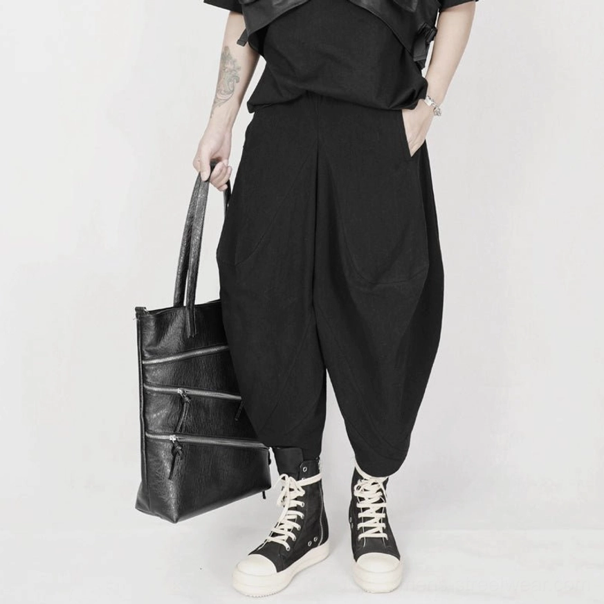 Modern black wrap kimono shirt featuring loose sleeves, adjustable waist ties, and Korean-inspired streetwear proportions