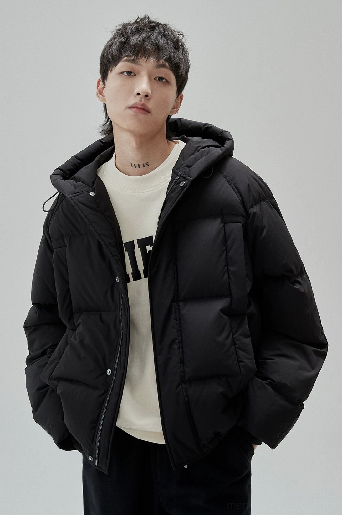 Modern men's streetwear sweatshirt with nostalgic graphic print and durable cotton construction