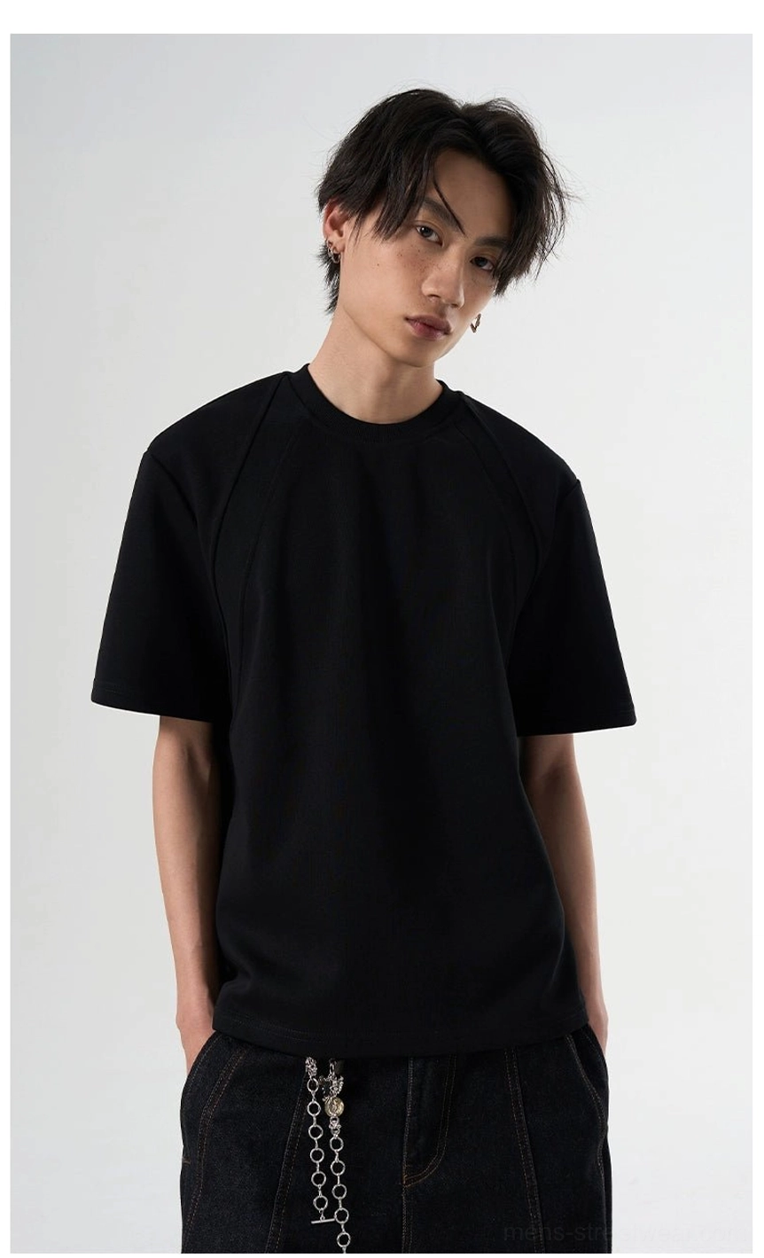 Oversized raglan sleeve Korean streetwear boxy tee product image
