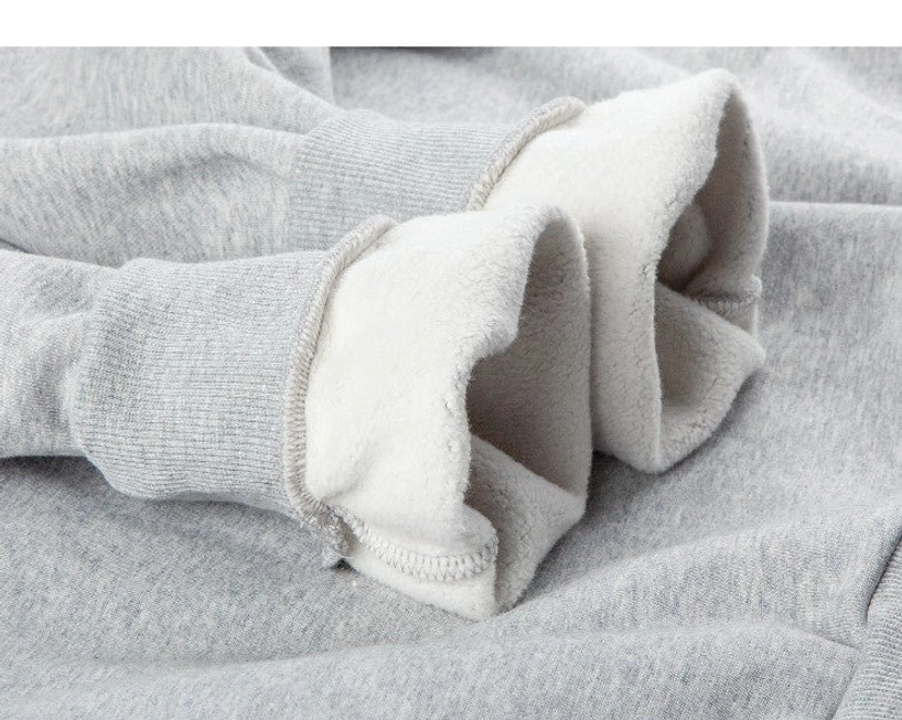 Relaxed unisex Korean streetwear pullover hoodie additional view