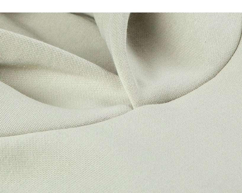 Seoul-inspired oversized cotton hoodie additional product detail view