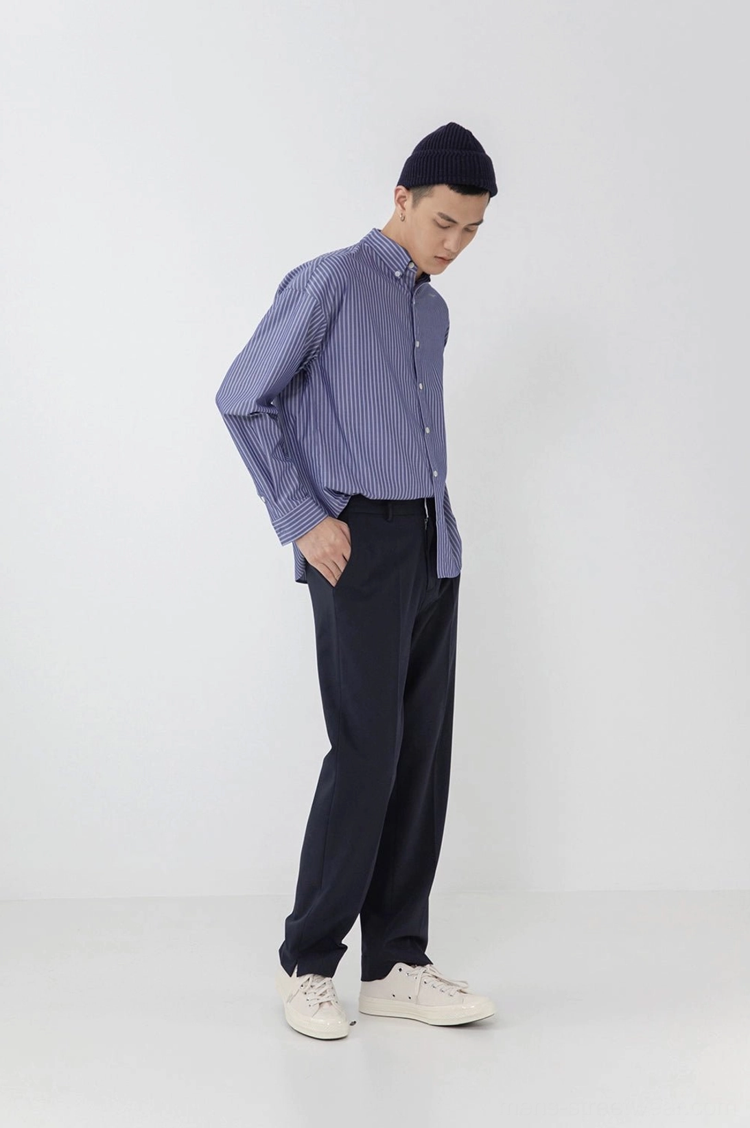 Split hem pants techwear inspired styling technical aesthetic