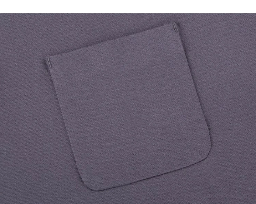 Technical pocket polo shirt product image showing relaxed Korean streetwear fit, short sleeves, knit collar, and clean utility design