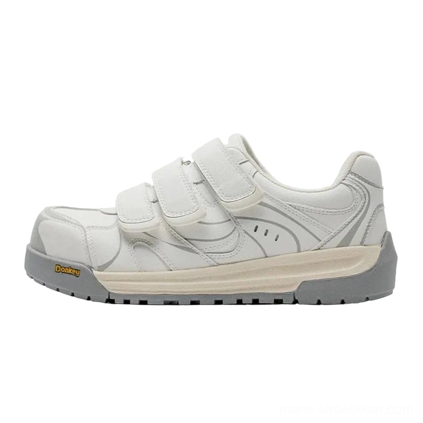 Korean-style triple strap platform sneakers designed for everyday casual outfits and urban streetwear