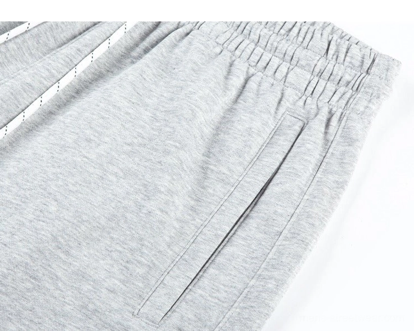 Comfortable unisex cotton-blend sweat shorts suitable for Seoul-inspired outfits and everyday urban wear