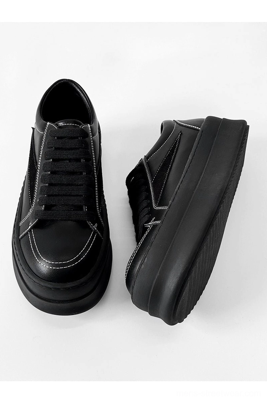 Versatile chunky platform sneakers for monochrome outfits, cargo trousers, and everyday city wear
