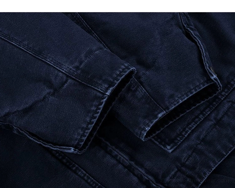 Versatile two-tone canvas jacket for casual layering over hoodies, tees, shirts, and knitwear