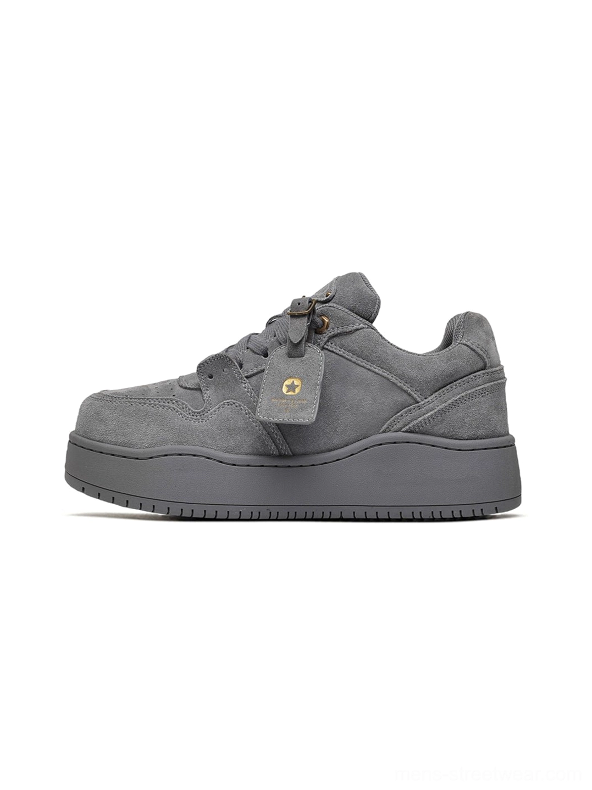 Wheat brown chunky platform sneakers available in EU 36 to EU 44 sizes for unisex Korean streetwear
