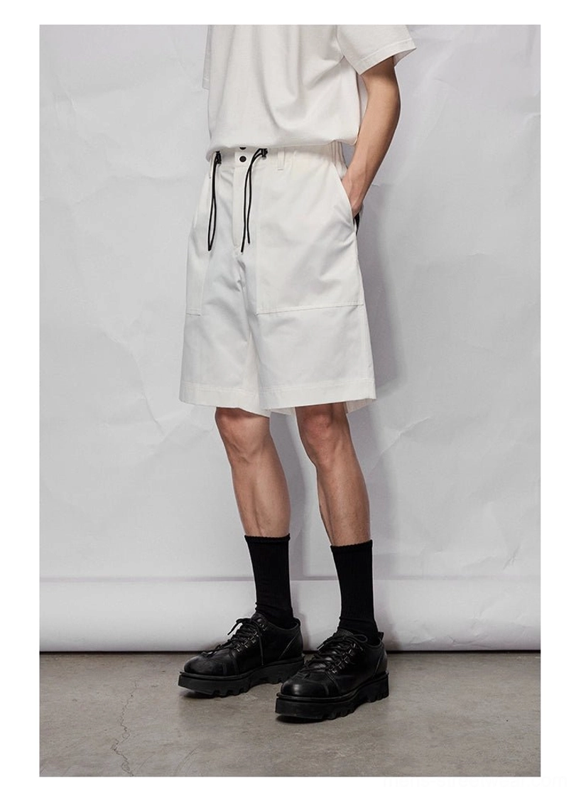 Wide relaxed cropped pants and knee-length shorts streetwear casual styling image