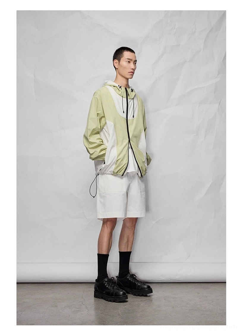 Minimalist wide-leg cropped streetwear pants with clean silhouette and everyday utility details
