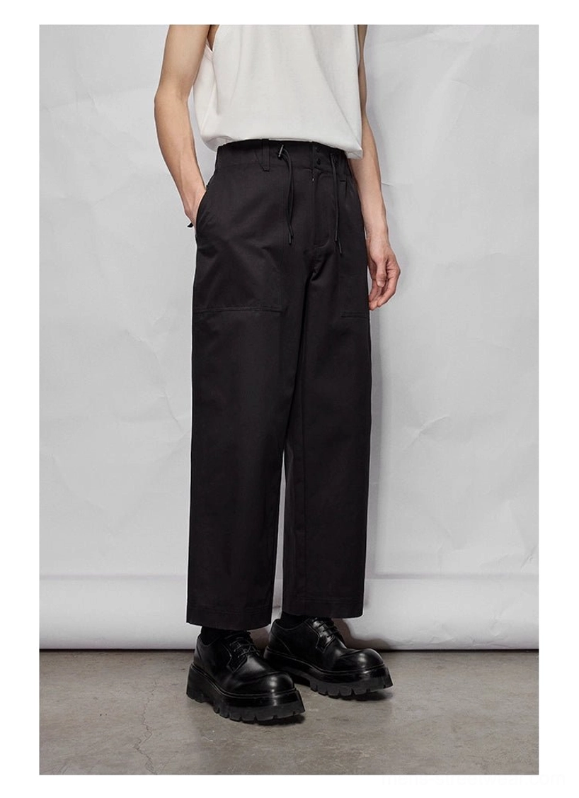 Versatile wide-leg streetwear pants for Korean fashion, Japanese casual outfits, and everyday urban wear
